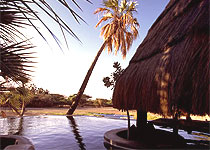 Kalacha Camp pool at Sunrise 