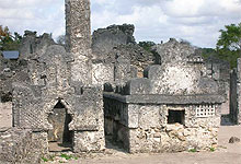 Kaole Ruins, Ruins of the Shirazai trade town, Bagamoyo