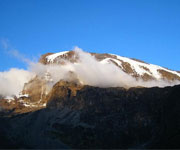 Kilimanjaro's view from  Kibo Camp 