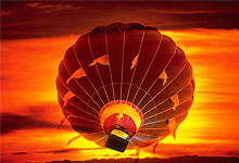 Balloon over Soysambu Conservancy