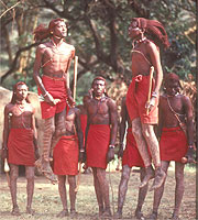 hells gate Park Masai Dancers