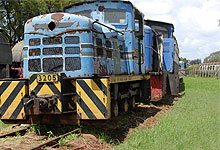 Steam Locomotive at the Nairobi Railway Station