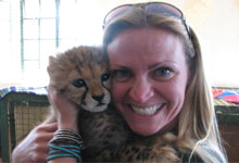 Nairobi Safari Walk baby Cheetahs