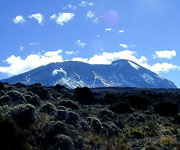 Kilimanjaro's view from Third Cave Camp