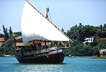 Tamarind lunch cruise on the Indian Ocean in Mombasa